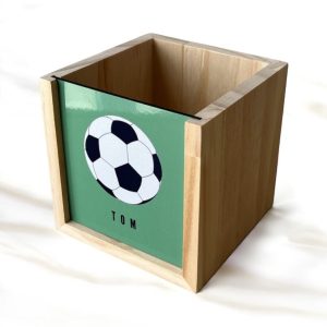 Pot à crayons en bois