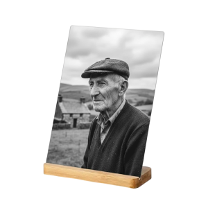 Cadre Photo + Base en bois