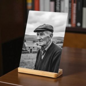 Cadre Photo + Base en bois