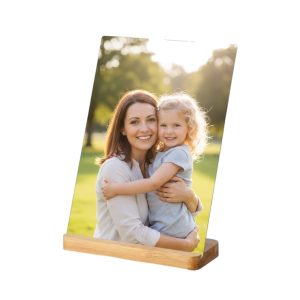 Cadre Photo + Base en bois